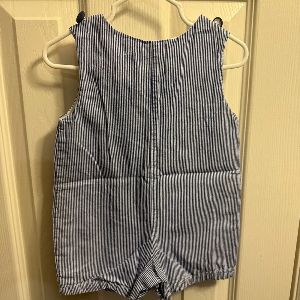 Lil Cactus Boys Striped‎ Octopus Appliqué Short Romper Jon Jon 6-12 Months